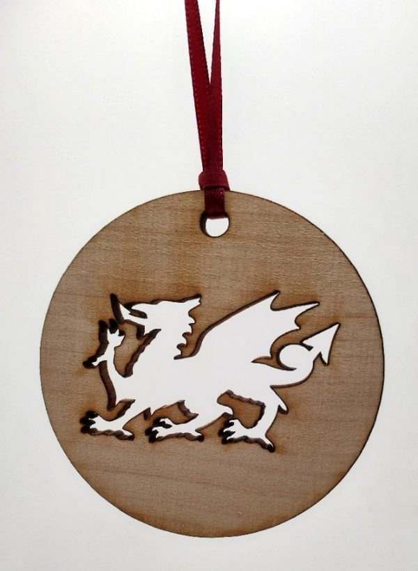 Welsh Dragon Eco Decoration