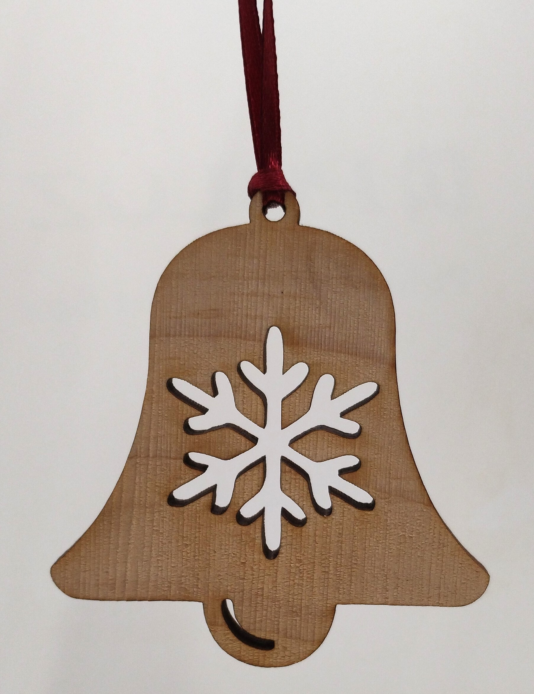 Eco decoration bell snowflake